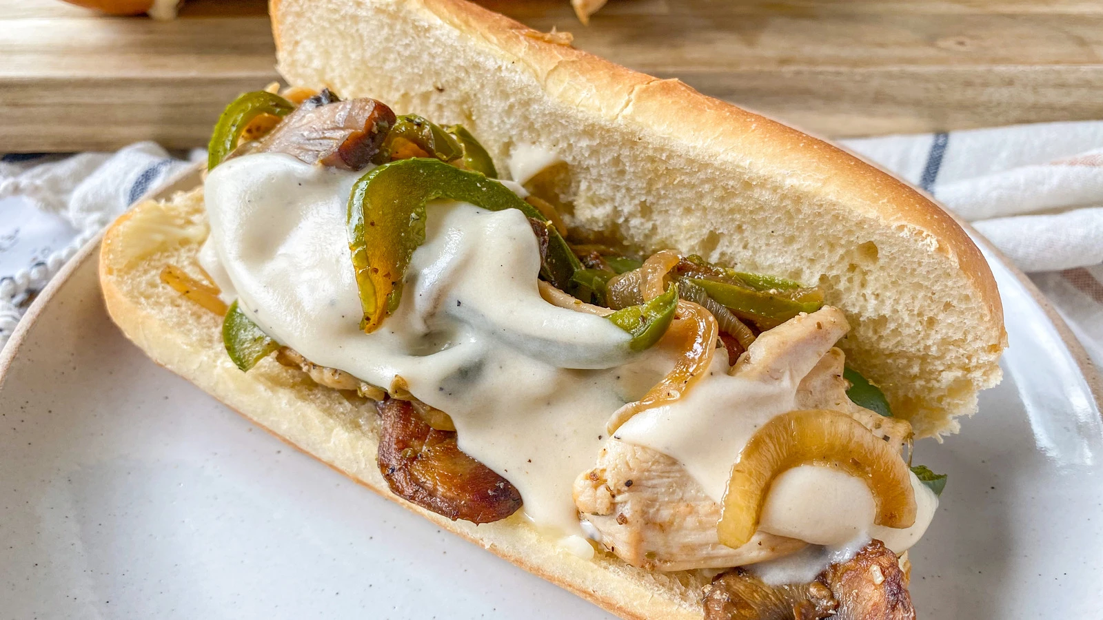 Chicken Philly Cheesesteak
